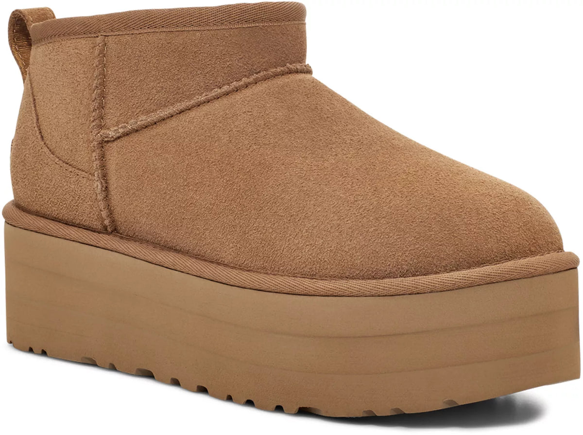 UGG Women's Classic Ultra Mini Platform in Chestnut