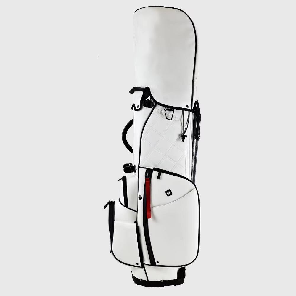 Classic Matelassê Golf Stand Bag – Vintage Ivory