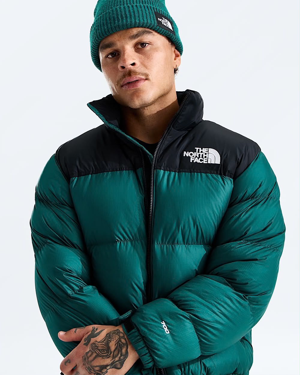 The North Face Men's 1996 Retro Nuptse Pacific Teal/TNF Black